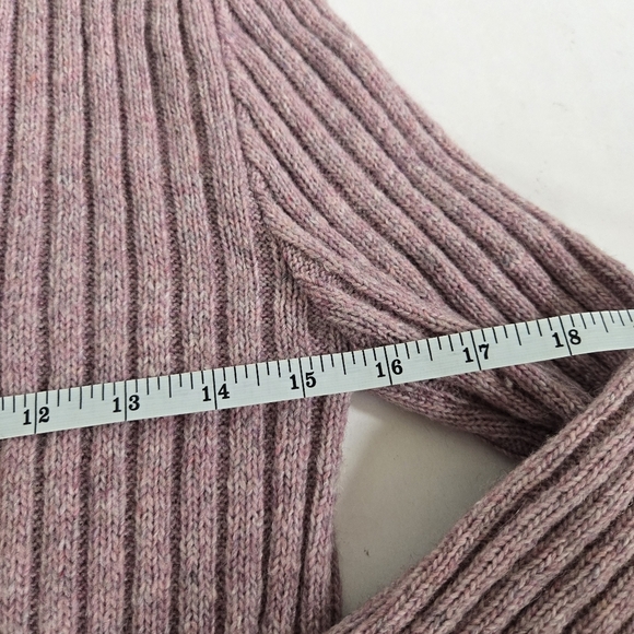 VTG Sears Junior Bazaar wool blend button down preppy cardigan sweater sz m - Picture 8 of 9